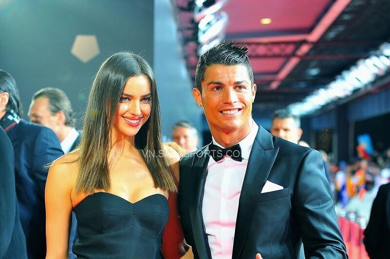 Irina và Ronaldo thời còn mặn nồng. (Ảnh: Twitter)