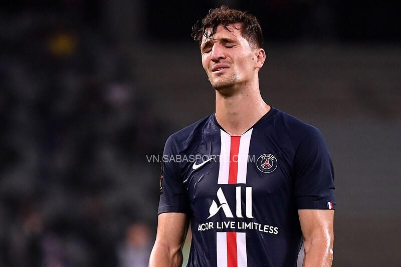 Meunier bị Perez đổ lỗi. (Ảnh: PSG Talk)