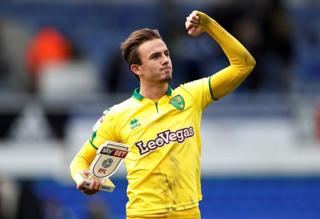 Maddison làm nên tên tuổi khi giúp Norwich thăng hạng lên chơi EPL mùa 2019/20