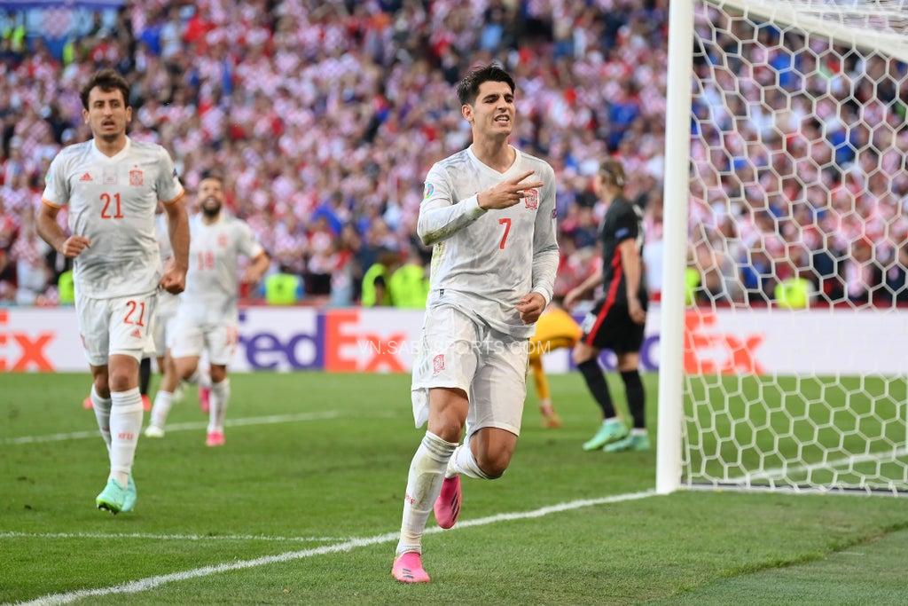 Morata có cơ hội lớn để trở thành chân sút xuất sắc nhất tuyển Tây Ban Nha tại các kỳ Euro