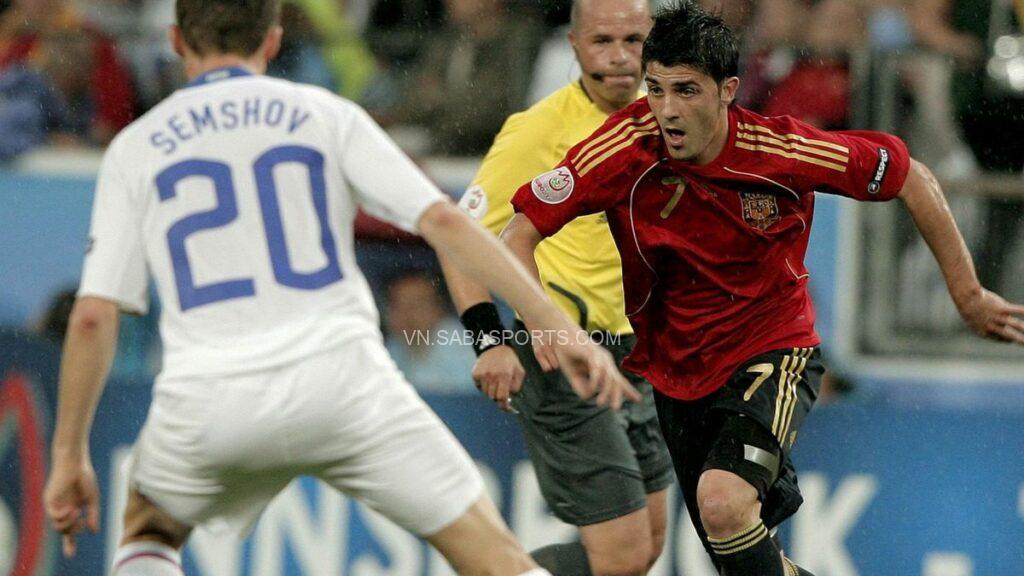 David Villa đã để lại một đêm kinh hoàng với người Nga