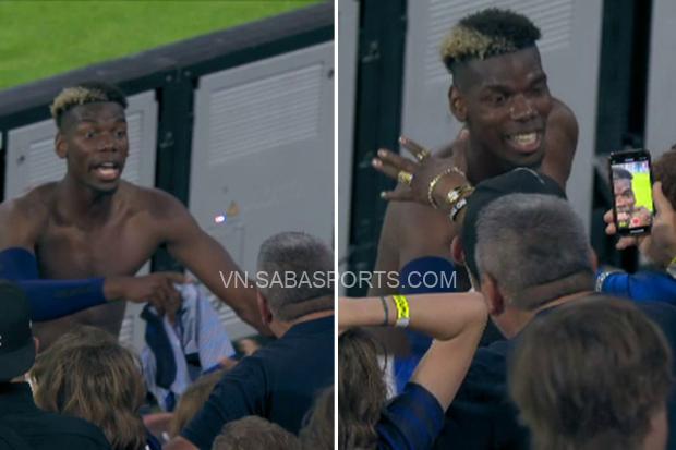 Pogba có nguy cơ gặp họa vì tiếp xúc các CĐV