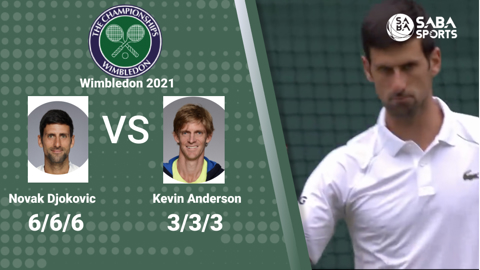 Novak Djokovic vs Kevin Anderson - vòng 1 Wimbledon