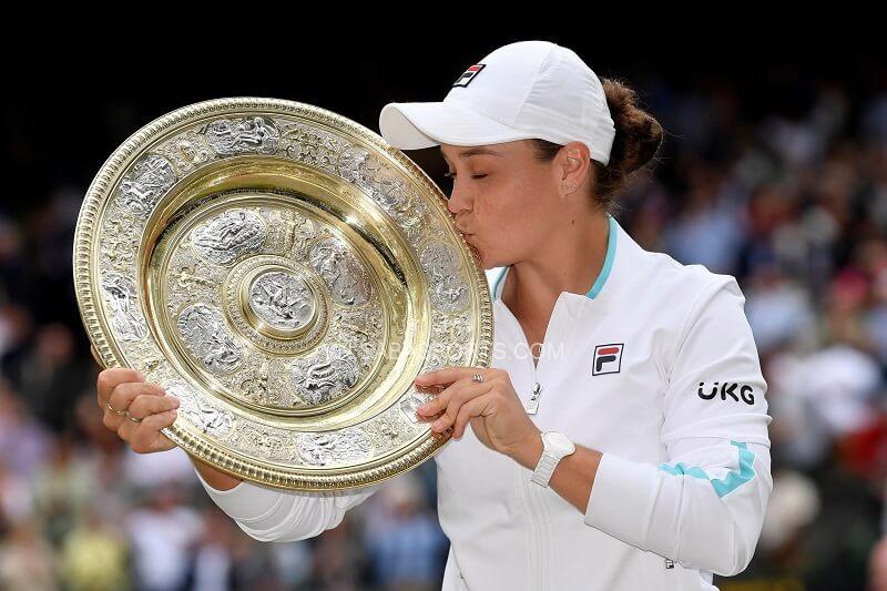 Barty lên ngôi ở Wimbledon 2021. (Ảnh: NBC News)