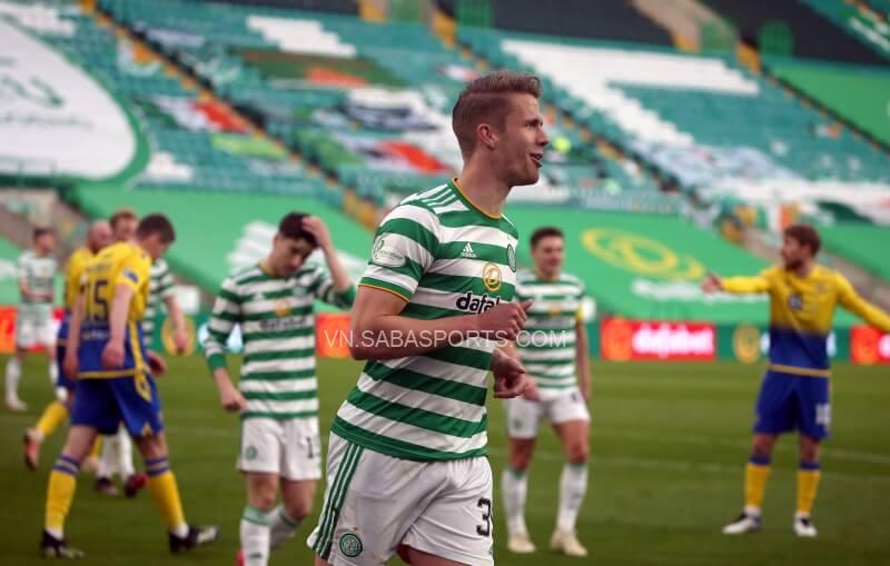 Ajer cùng Celtic đăng quang giải quốc nội 3 lần liên tiếp