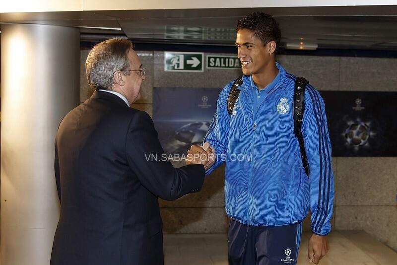 Florentino Perez không muốn để Varane ra đi với giá rẻ. (Ảnh: Twitter)