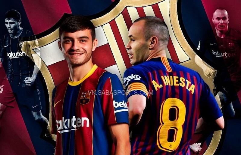 Pedri khiến nhiều người liên tưởng đến Andres Iniesta. (Ảnh: Marca)