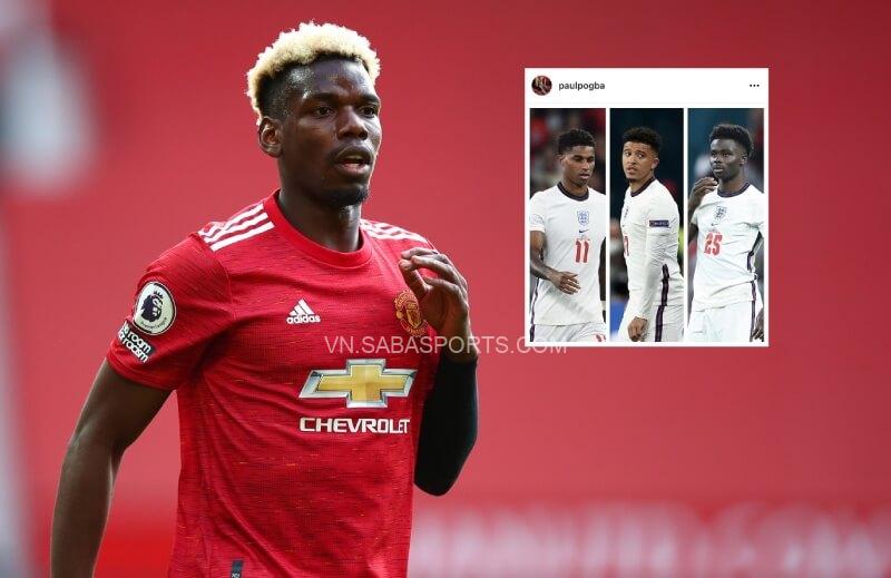 Pogba bảo vệ các đồng nghiệp ĐT Anh trước nạn phân biệt chủng tộc