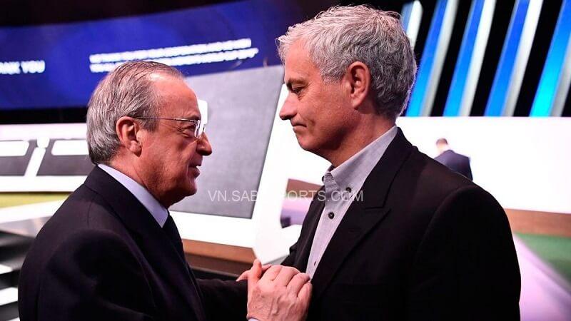 Perez không để Mourinho ở lại Bernabeu lâu hơn 3 năm. (Ảnh: Twitter)