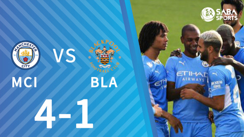 Man City vs Blackpool - Giao hữu CLB