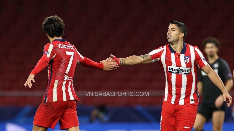 Hàng công Atletico vẫn còn phụ thuộc nhiều vào Suarez