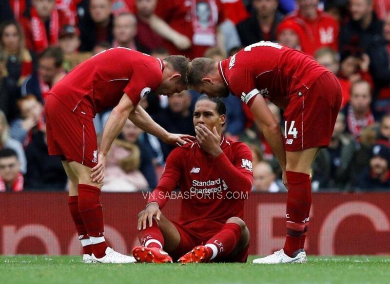 Van Dijk chấn thương cả mùa kéo theo sự sa sút của toàn đội