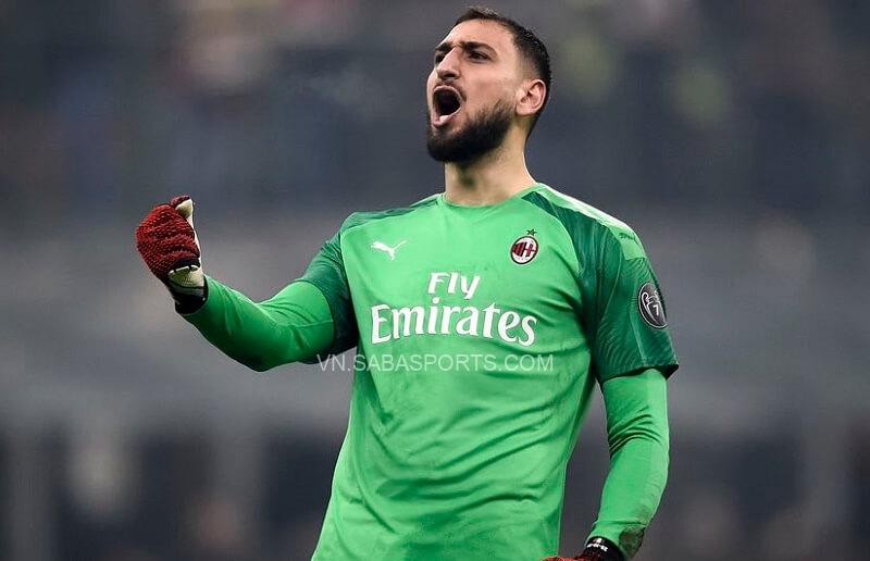 Donnarumma coi Milan là nhà. (Ảnh: Twitter)