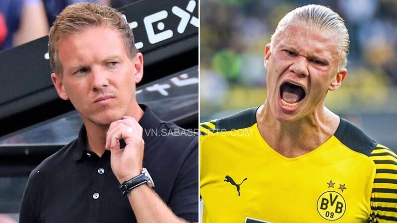 HLV Nagelsmann ‘ái ngại’ về Haaland trước trận Siêu cúp Đức