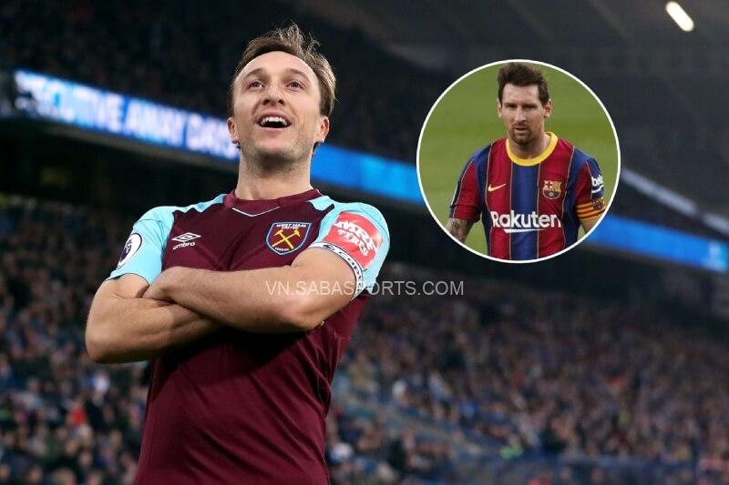 Vượt qua Messi, sao West Ham thống trị 5 giải hàng đầu châu Âu