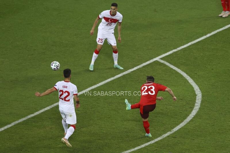 Shaqiri lập cú đúp trong chiến thắng 3-0 trước Thổ Nhĩ Kỳ