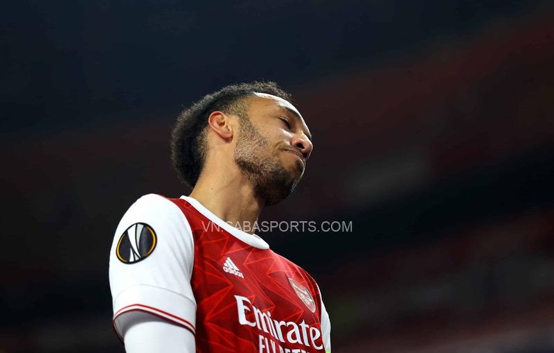 Phong độ yếu kém của Aubameyang là một phần khiến Arsenal không thể dự Cup Châu Âu