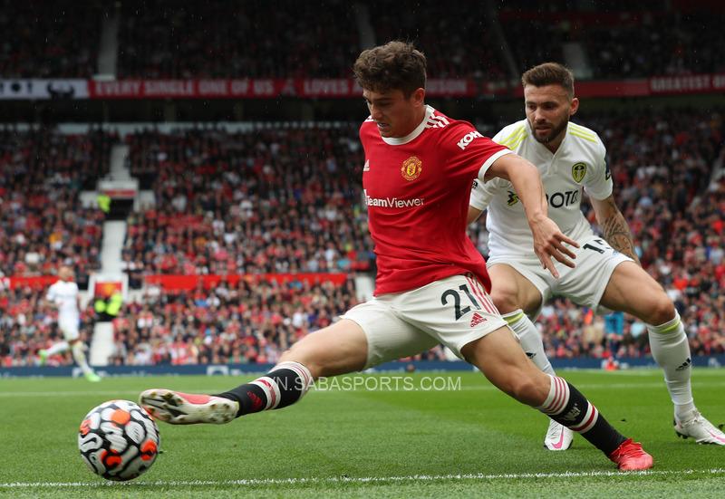 Dan James đã đá chính trong trận đại thắng 5-1 của Quỷ đỏ trước chính Leeds United