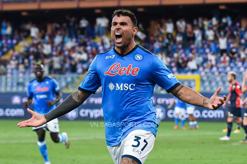 Petagna được cho là đã có bàn thắng cuối cùng cho Napoli trước khi chuyển tới Sampdoria