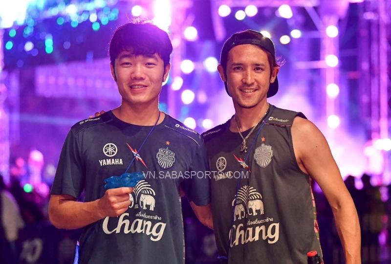 Hosogai từng cùng với Xuân Trường là những ngoại binh của Buriram United