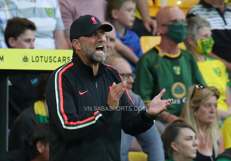 Klopp không hài lòng với CĐV Liverpool trong trận đấu với Norwich