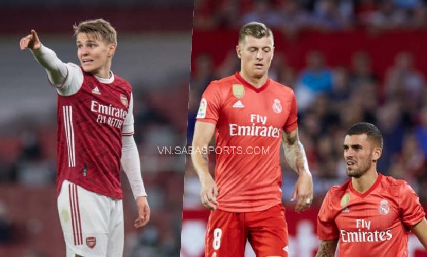 Odegaard vẫn tính đến Arsenal dù Real liên tục thiệt quân ở hàng tiền vệ