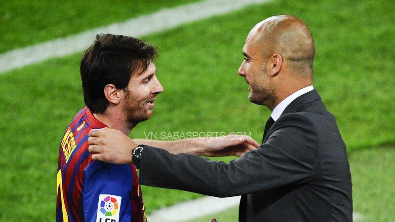 Pep Guardiola phủ nhận khả năng tái hợp Messi 