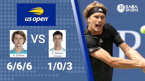 Alexander Zverev vs Albert Ramos-Vinolas - vòng 2 US Open 2021