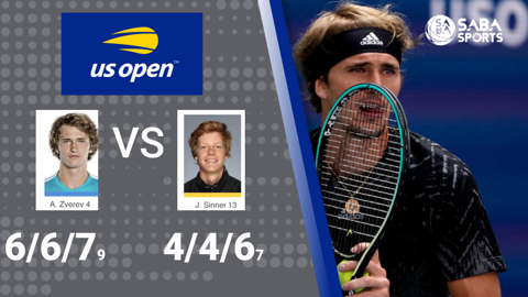 Alexander Zverev vs Jannik Sinner - vòng 4 US Open 2021