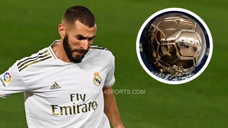 Benzema chưa bao giờ đến gần với Ballon d‘Or. (Ảnh: Goal)