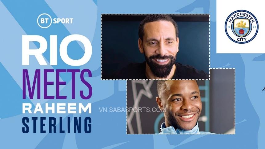 Ferdinand cho rằng một ngôi sao như Sterling sẽ được nhiều CLB lớn săn đón gắt gao (Ảnh: BT Sports)