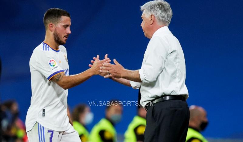 Ancelotti không đảm bảo suất đá chính cho Hazard