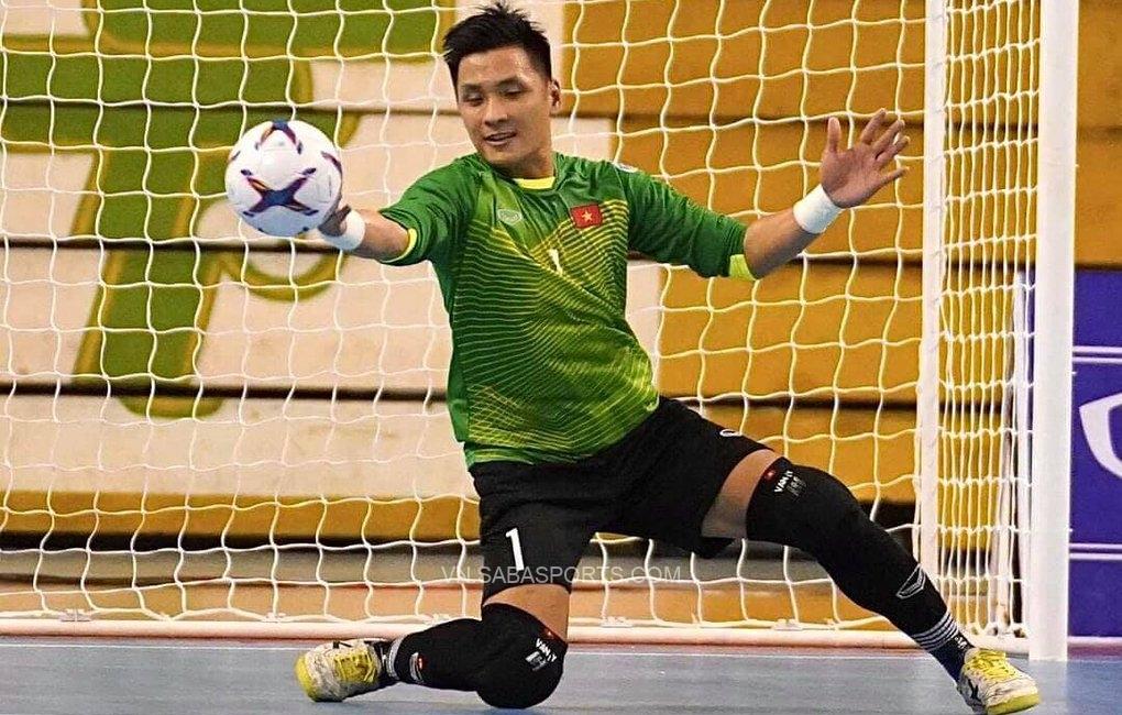 Hồ Văn Ý luôn rất đáng tin cậy trong khung gỗ ĐT futsal Việt Nam