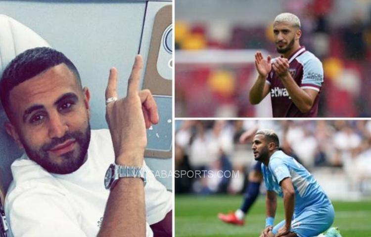 Mái tóc bạch kim của Riyad Mahrez và Said Benrahma không được lòng HLV Algeria