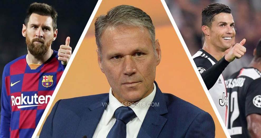 Marco van Basten cho rằng Messi xuất sắc hơn Ronaldo