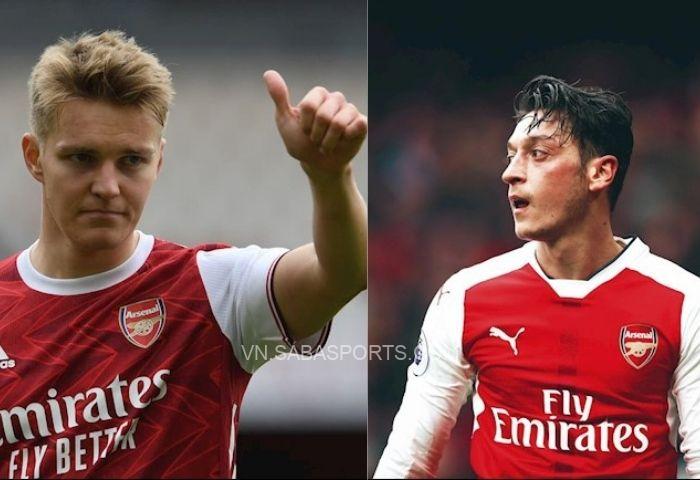 Odegaard muốn được là chính bản thân thay vì bị so sánh với Ozil