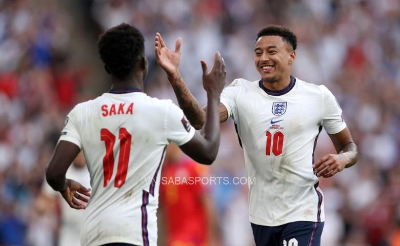 Lingard và Saka là những cầu thủ chơi hay nhất trước Andorra