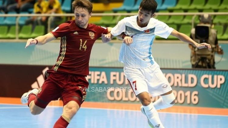 Tuyển futsal Việt Nam từng lọt lưới đến 13 bàn sau 2 cuộc chạm trán Nga