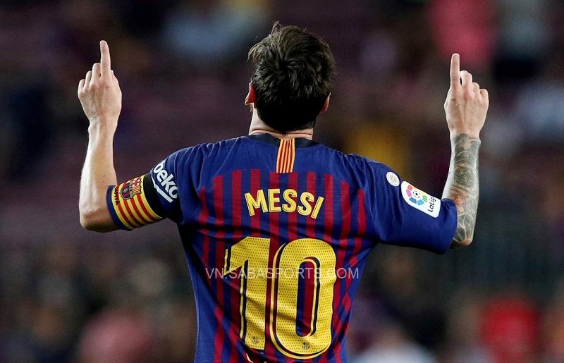 Messi đã không thể tiếp tục thực hiện cách ăn mừng này trong màu áo Barca