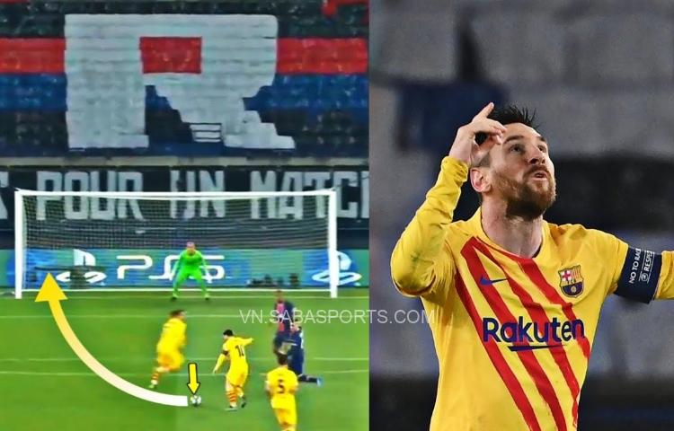 Messi từng khuất phục Navas bằng một cú sút trái phá