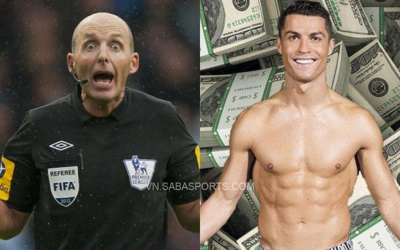 1 năm lương trọng tài ở Ngoại hạng Anh chưa bằng 3 ngày của Ronaldo tại MU