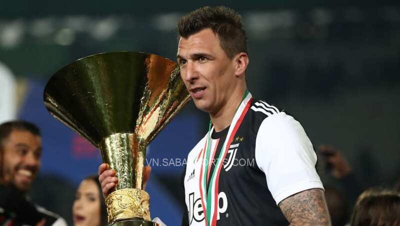 Mandzukic đã nâng cao tới 4 chức vô địch Serie A trong những năm tháng khoác áo Juventus