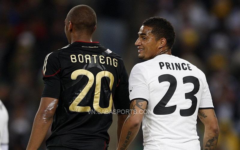 Anh em nhà Boateng từng đối đầu nhau tại VCK World Cup 2014