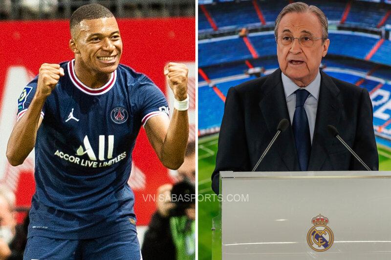 Chủ tịch Perez rất nỗ lực chiêu mộ Mbappe ở mùa hè vừa qua 