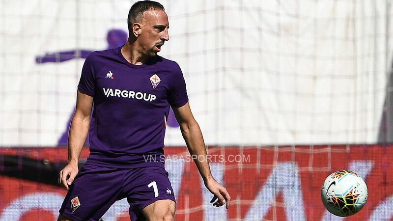 Ribery vừa trải qua 2 năm chơi cho Fiorentina