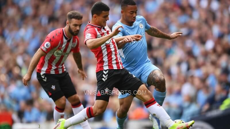 Man City không thể vượt qua Southampton ở trận đấu cuối tuần trước