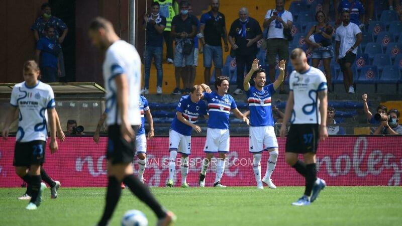 Inter vừa bị Sampdoria cầm hòa 2-2