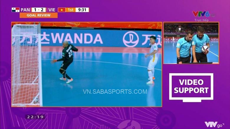 Lý do trọng tài khước từ bàn thắng của ĐT futsal Việt Nam