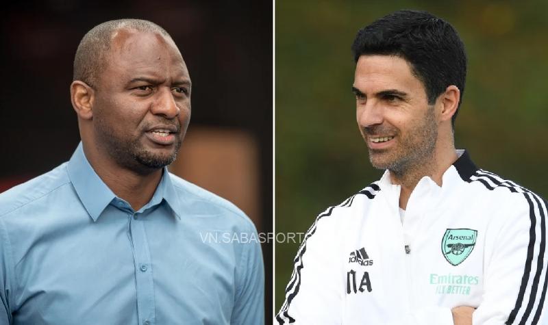 Patrick Vieira không tiếc lời khen ngợi Arteta