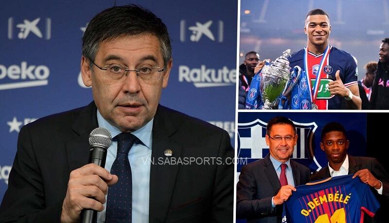 Bartomeu tiết lộ Barca bỏ Mbappe chọn Dembele, khẳng định sẽ quay lại tranh cử